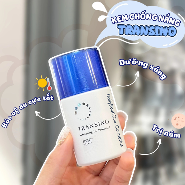 Kem Chống Nắng Transino UV Protector SPF 50+PA++++ (5) Kem Chống Nắng Transino UV Protector SPF 50+PA++++