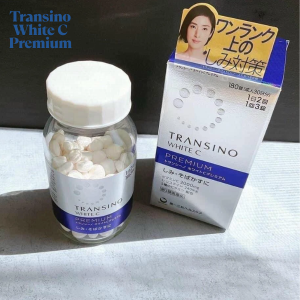 Viên Uống Trắng Da Transino White C Premium 180 Viên (6)