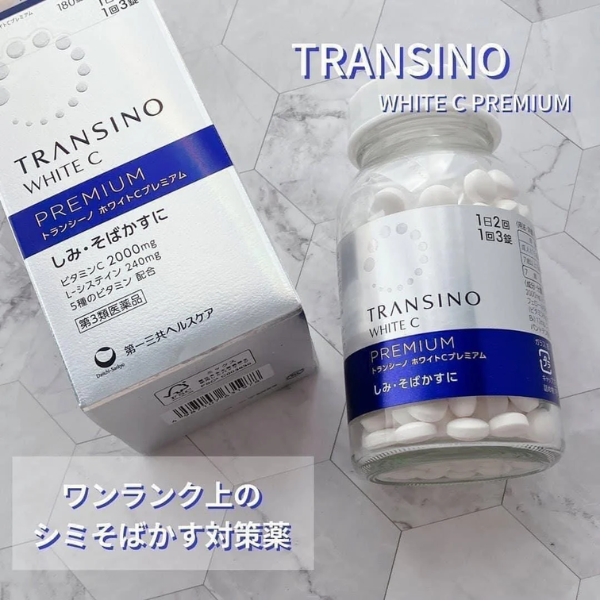 Viên Uống Trắng Da Transino White C Premium 180 Viên (7)