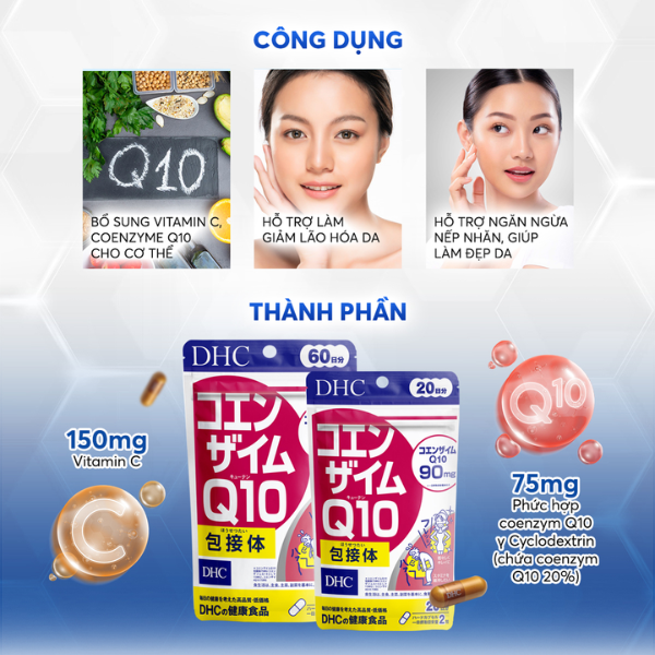Viên Uống Chống Lão Hóa DHC COENZYME Q10