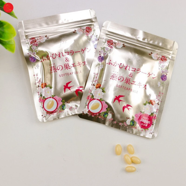 Viên Uống Collagen Tươi Chiết Xuất Tổ Yến Gói 30 Viên (4) Viên Uống Collagen Tươi Chiết Xuất Tổ Yến Gói 30 Viên