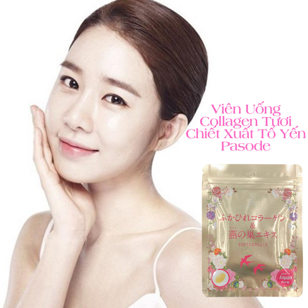 Viên Uống Collagen Tươi Chiết Xuất Tổ Yến Gói 30 Viên