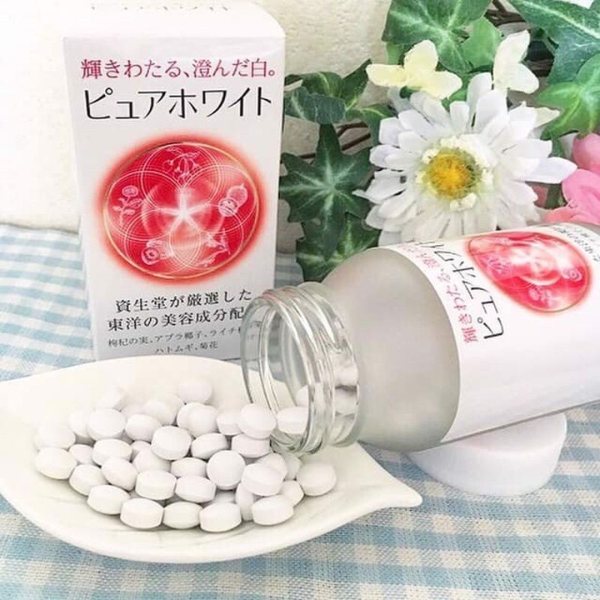 Viên Uống Trắng Da Pure White Shiseido 240 Viên (1)